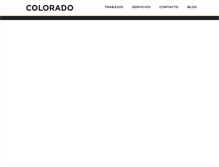 Tablet Screenshot of coloradoestudio.com